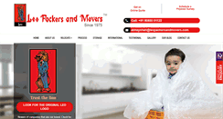 Desktop Screenshot of leopackersandmovers.com